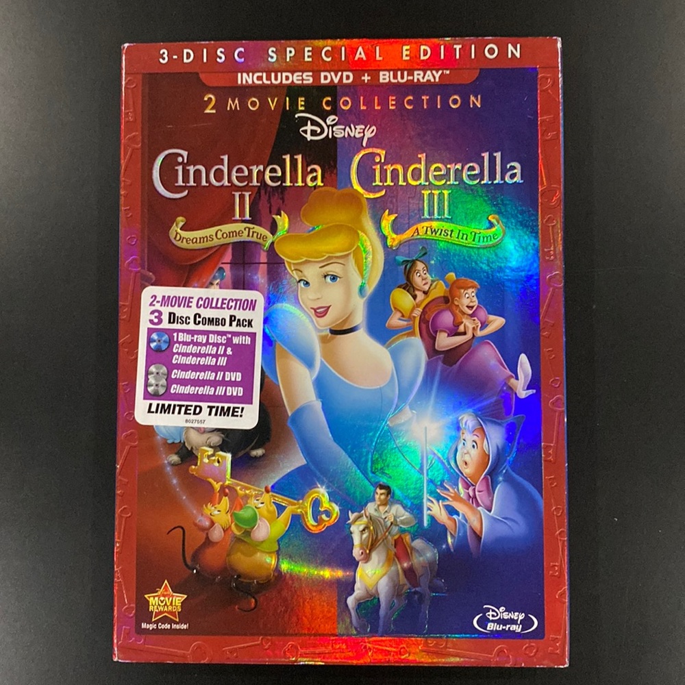 Cinderella II & III - Blu-ray & DVD Combo Set